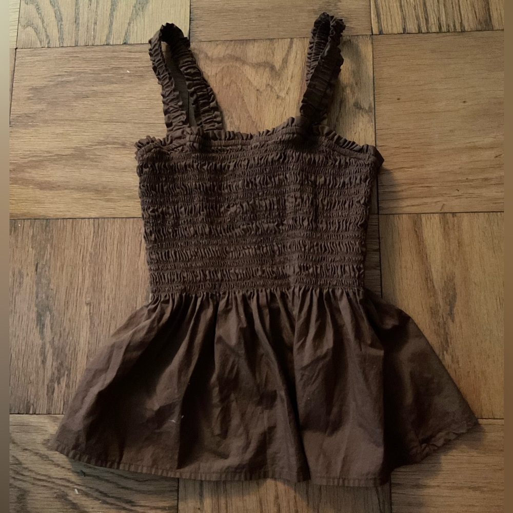 GAP Smock Peplum top Sz Small